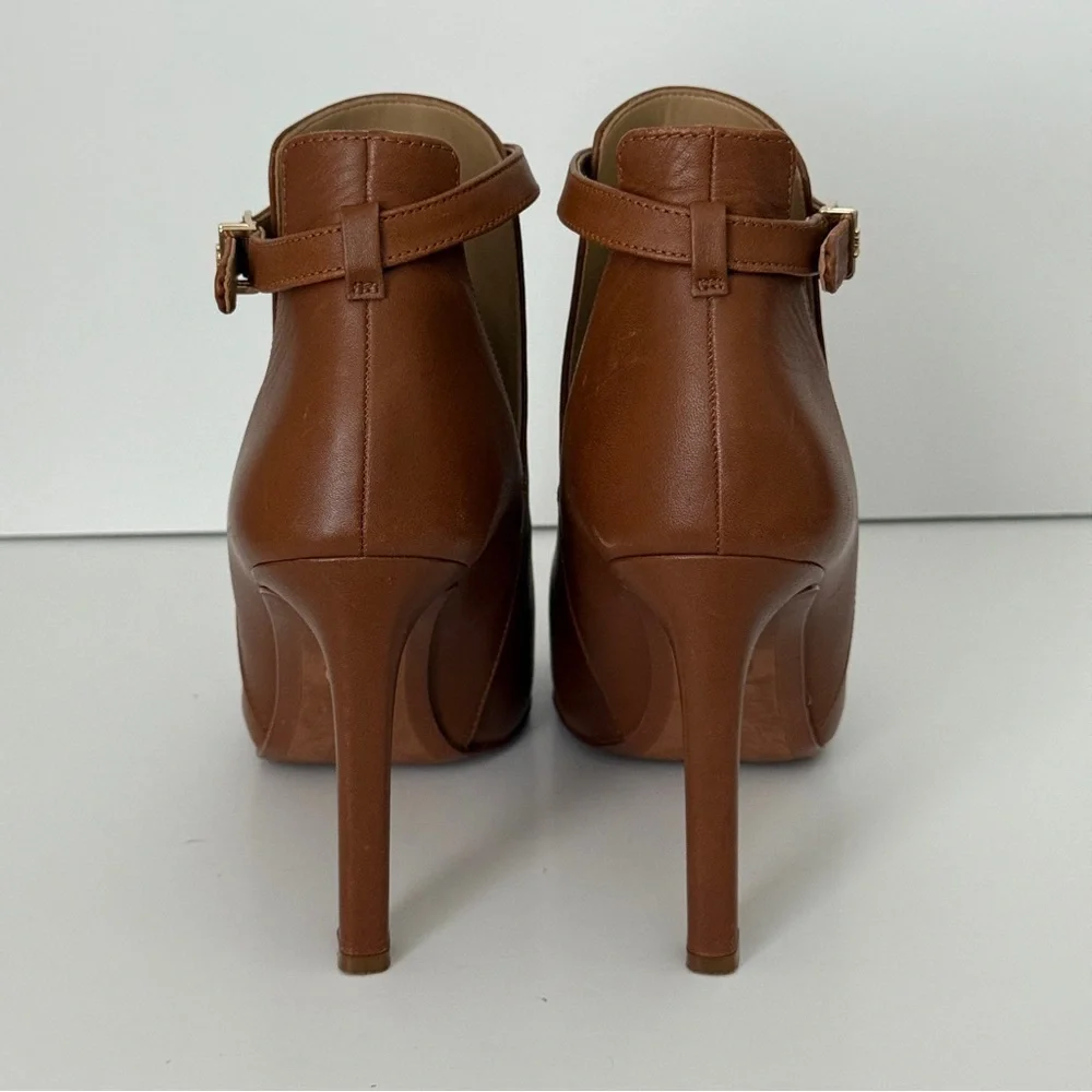 Michael Kors Women's Lawson High-Heel Buckled Open Toe Shooties