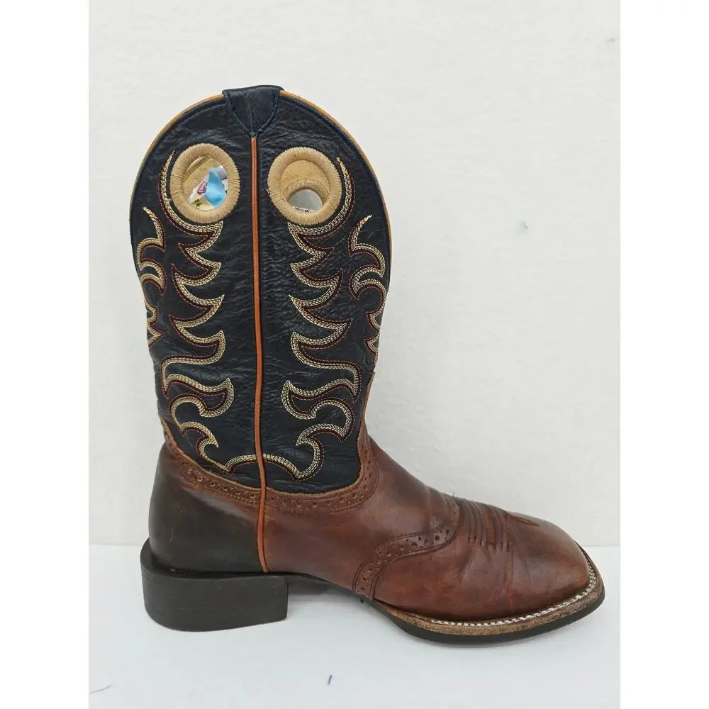 Cody James Xero Gravity Gibson Saddle Western Boots Brown Black 9