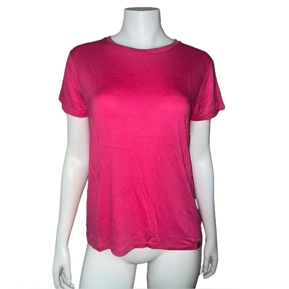 Vera Bradley Cadence Essential Tee Pink Cashmere Sleep Shirt Large NWT
