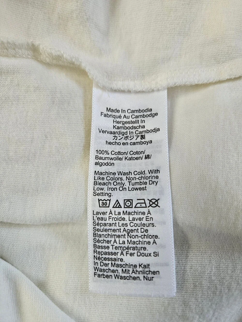 J.CREW Sueded 100% Cotton Ivory color size XL Polo Shirt.