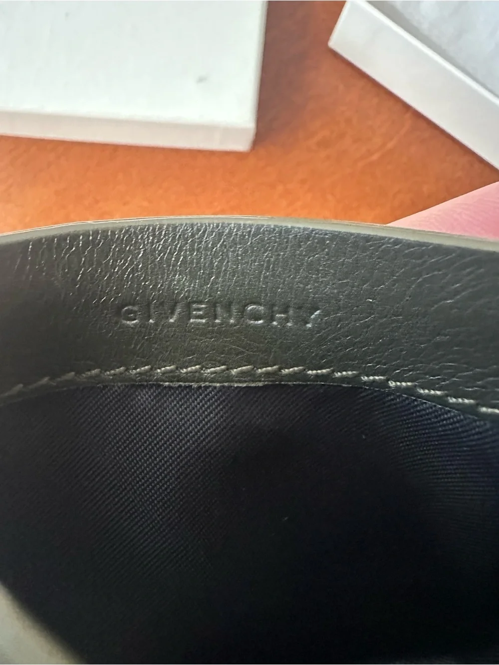Givenchy branding finish