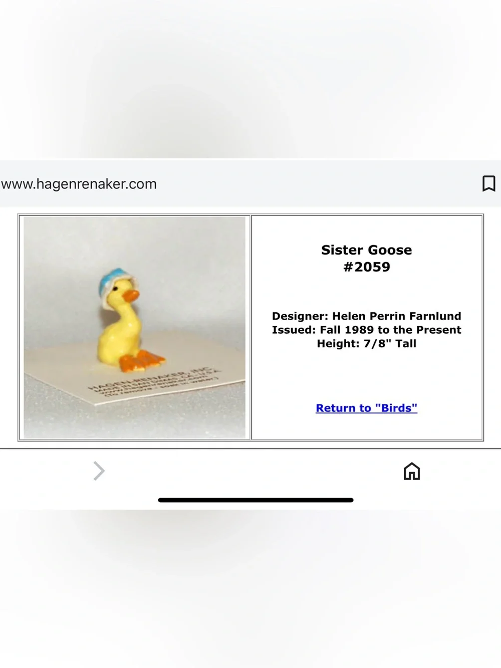 Hagen-Renaker charming yellow