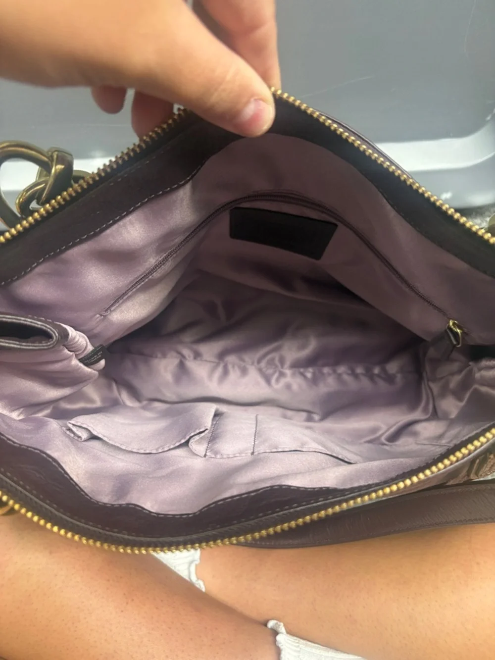 Coach classic leather