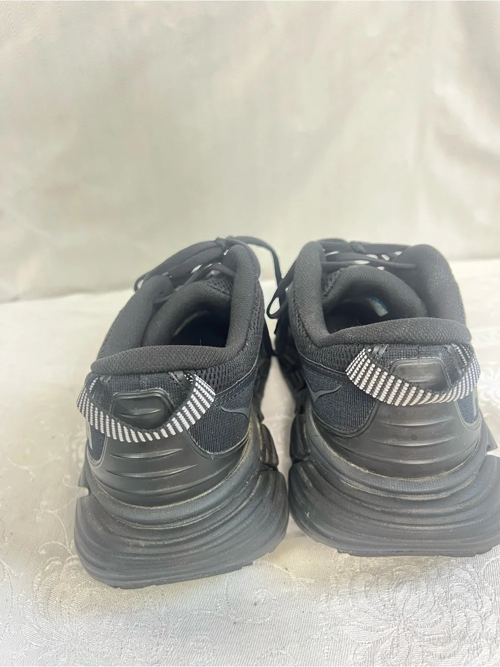 Hoka Men’s Gaviota Black Athletic Walkng Running Shoes Lace Up Max Support 8.5D👍