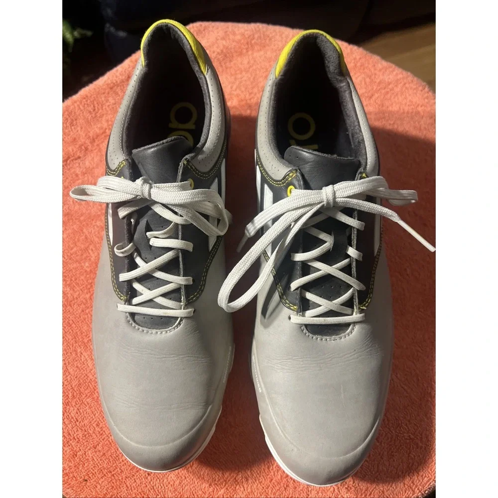 ADIDAS Adizero Tour Golf Athletic Shoe Size 9.5 Med Black Spikes