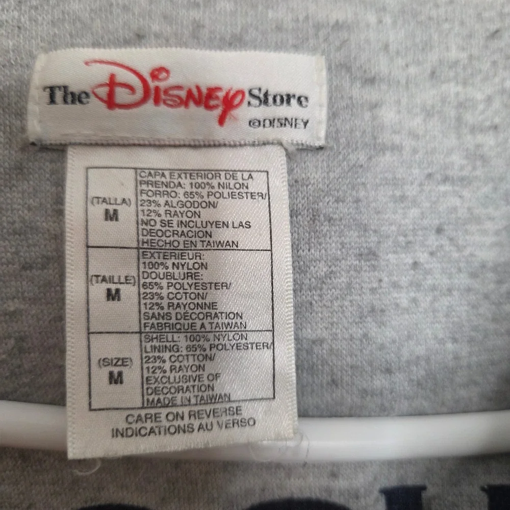 Vintage Disney Store Winnie the Pooh Hooded Windbreaker Jacket Green Mens Medium
