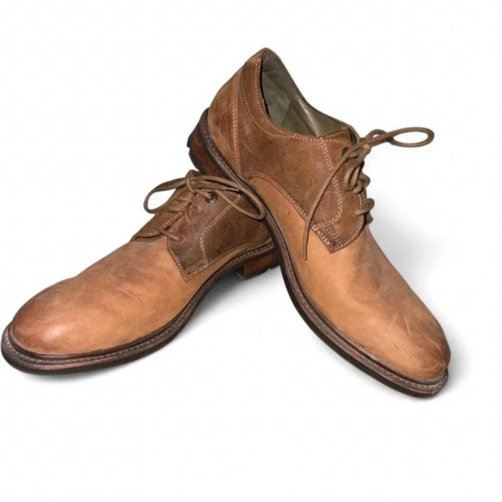 Josef Seibel‎ Brown Leather Oxford Men's Shoes Size 47= 14