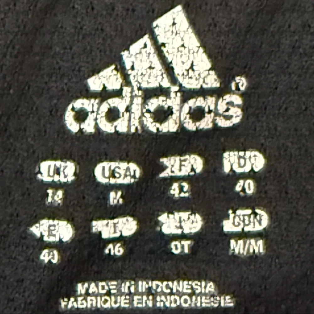 ADIDAS Women’s Climalite Running‎ Shorts Black w/Pink Stripes Size M