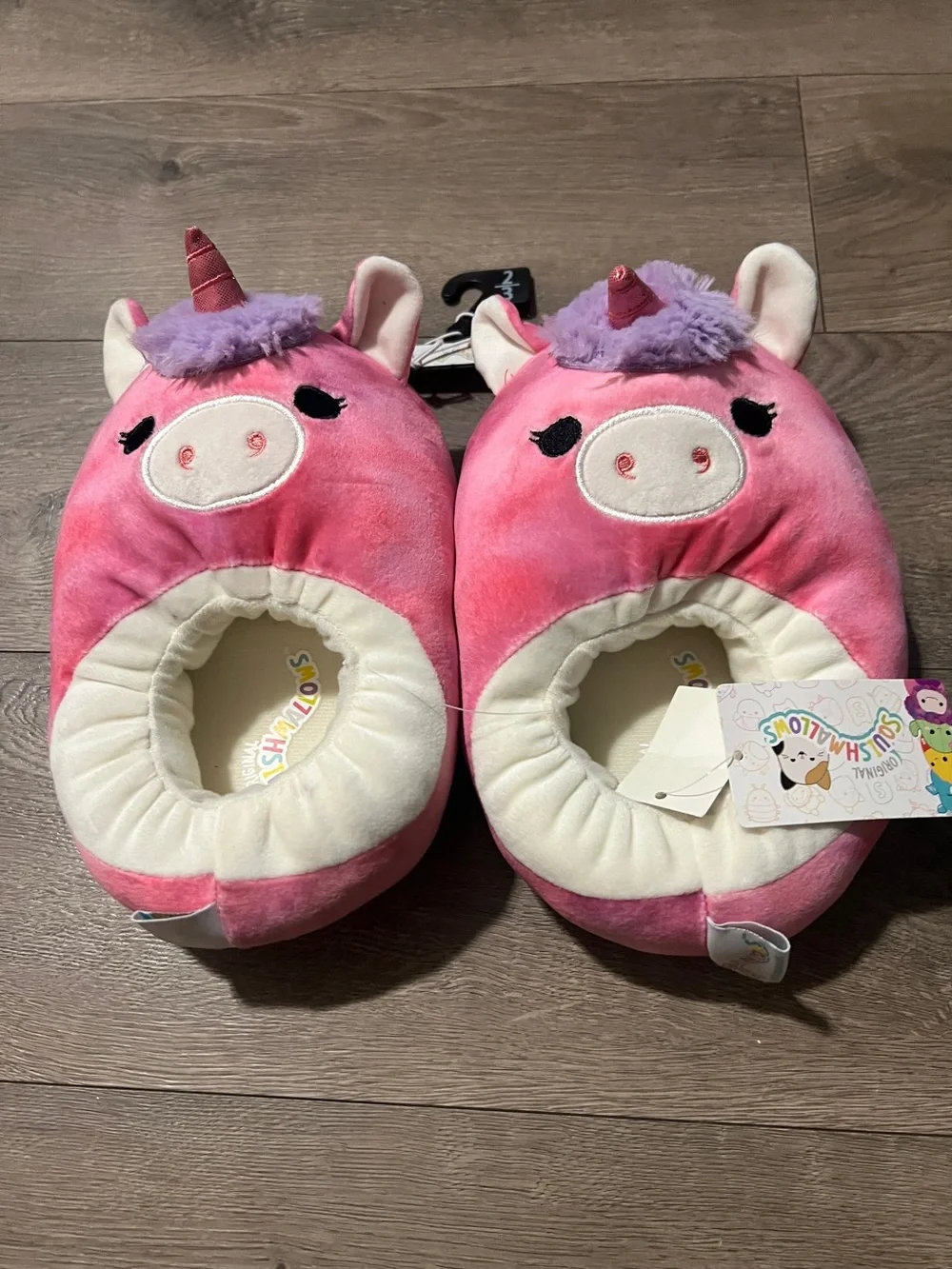 Squishmallow Unicorn Slippers Size 2/3 New