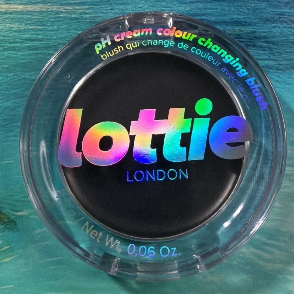 Lottie London Onyx pH Cream Colour Changing Blush Black to Pink Vegan 0.06oz