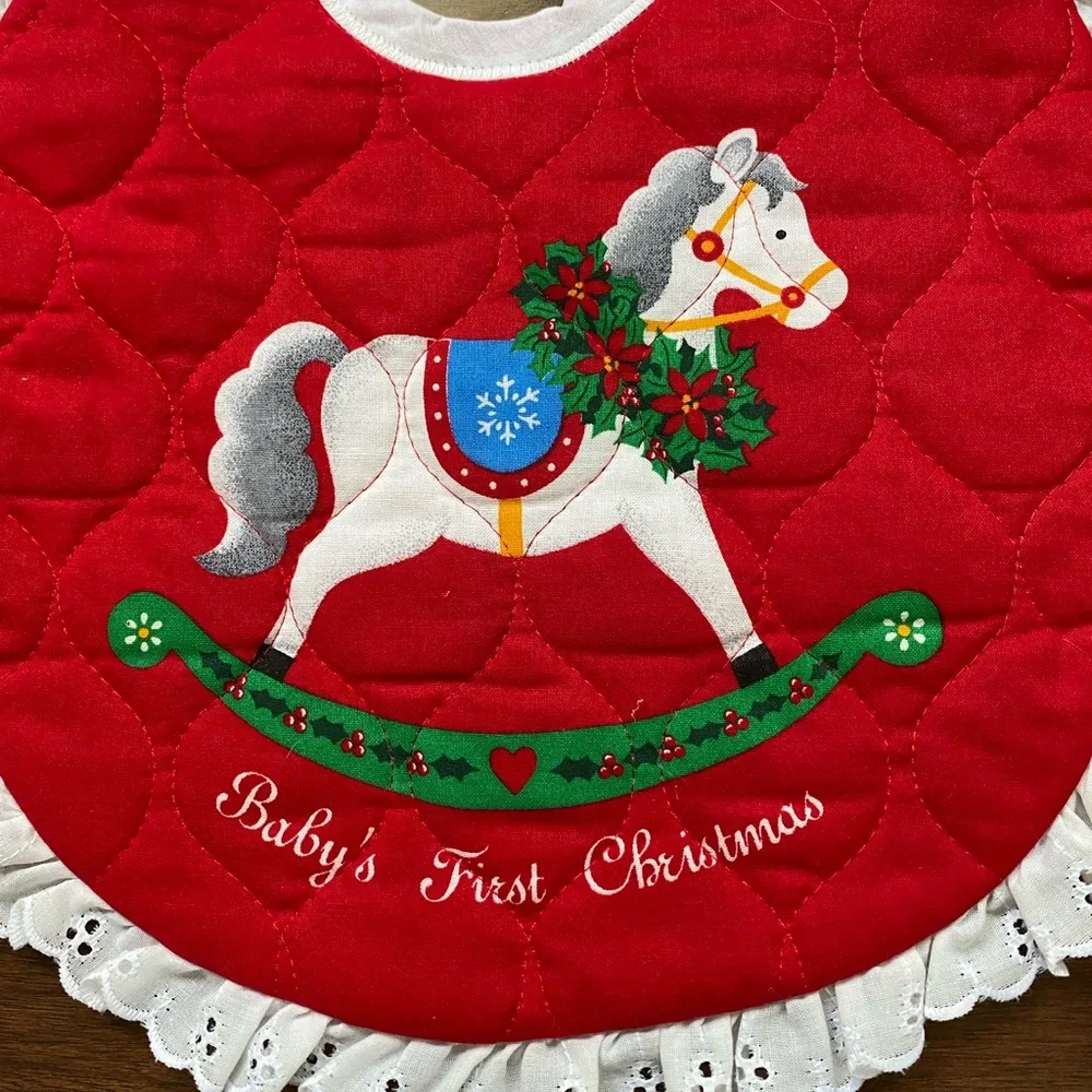 Vintage holiday featuring horse