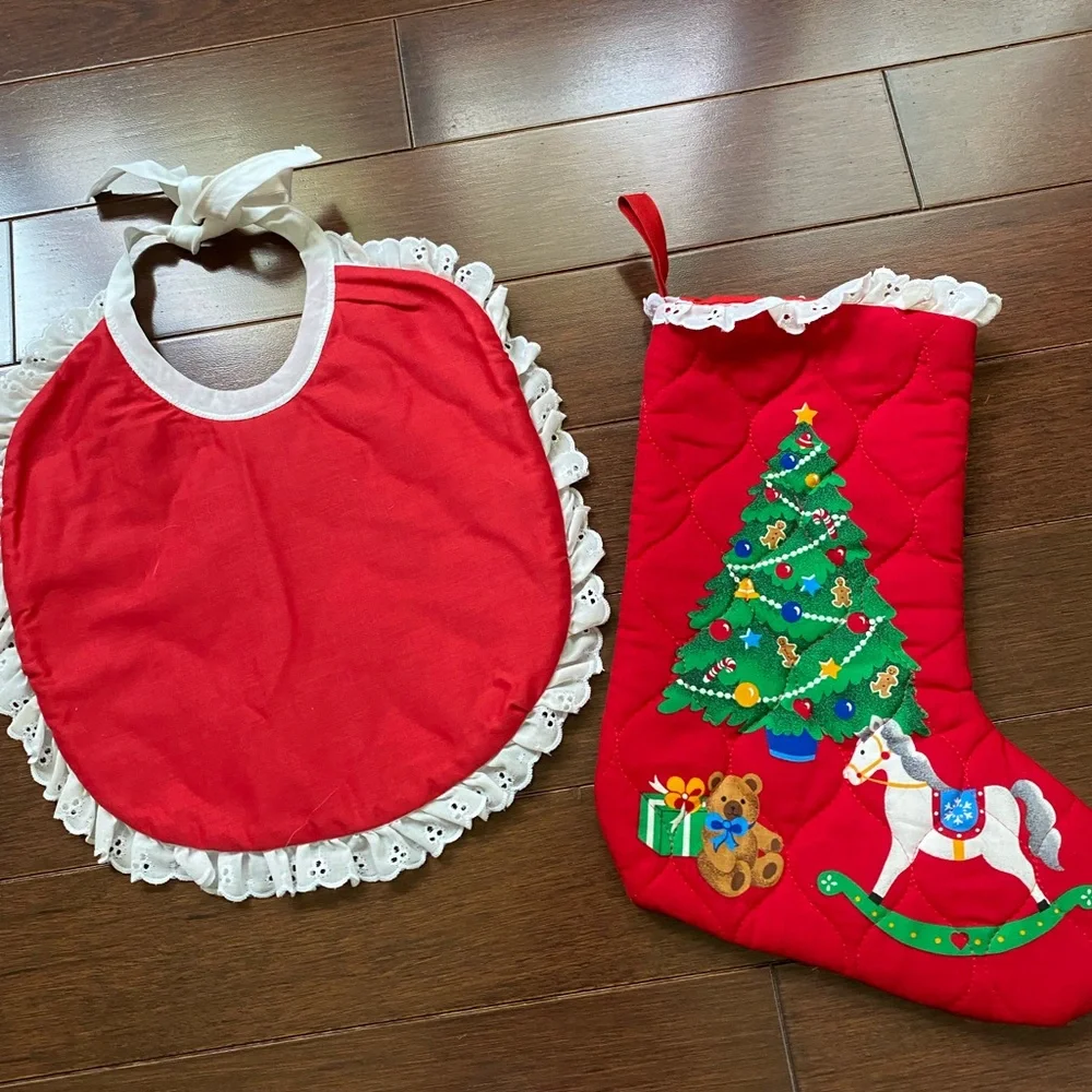 Vintage design bib festive