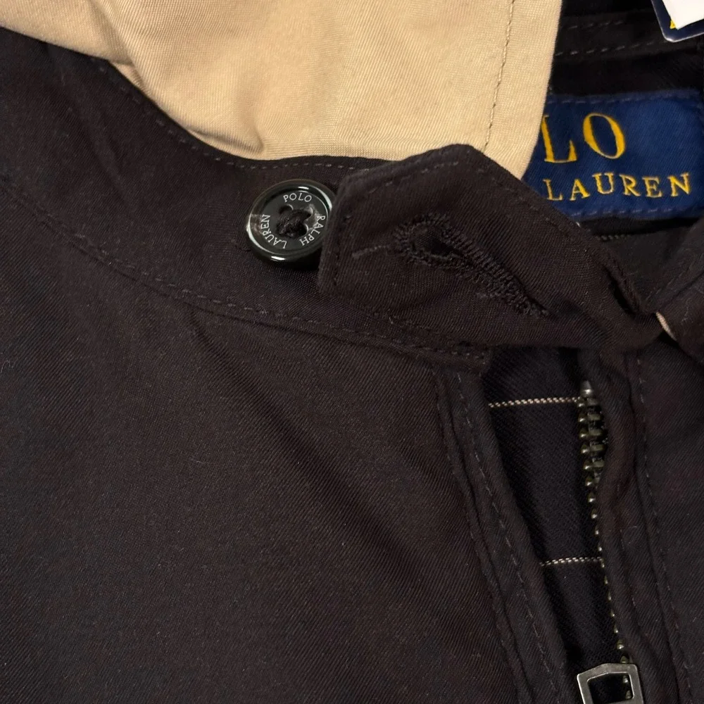 Polo Ralph Lauren Mens Bi-Swing Windbreaker Jacket Black XL NWT
