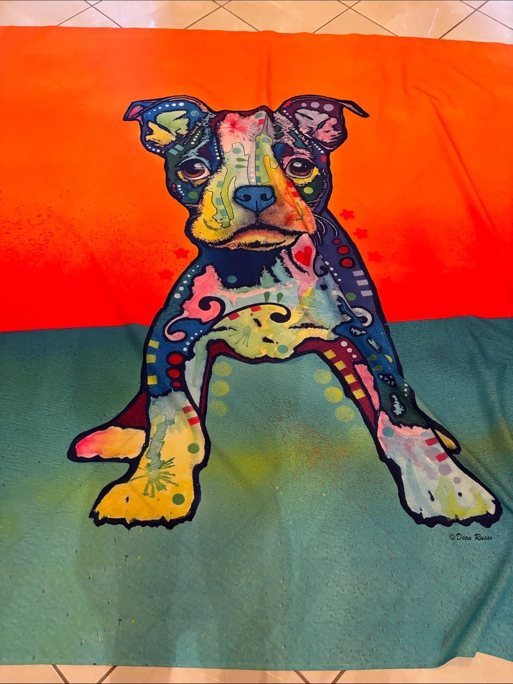 Dean Russo bright orange