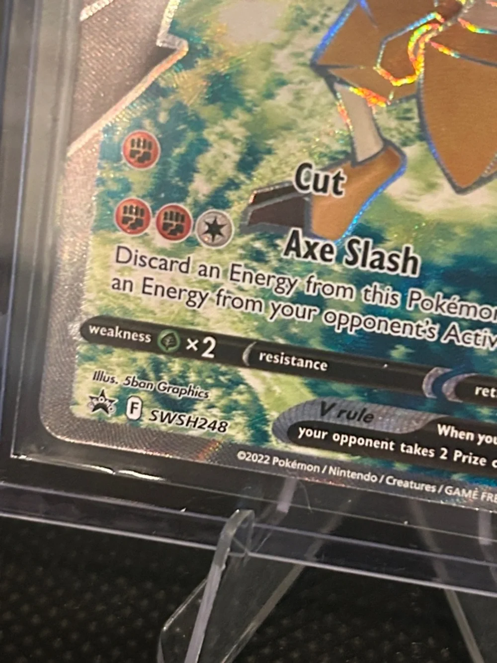 Pokemon Kleavor V SWSH248 Black Star ⭐️‎ Promo Holo: Sword & Shield M/NM