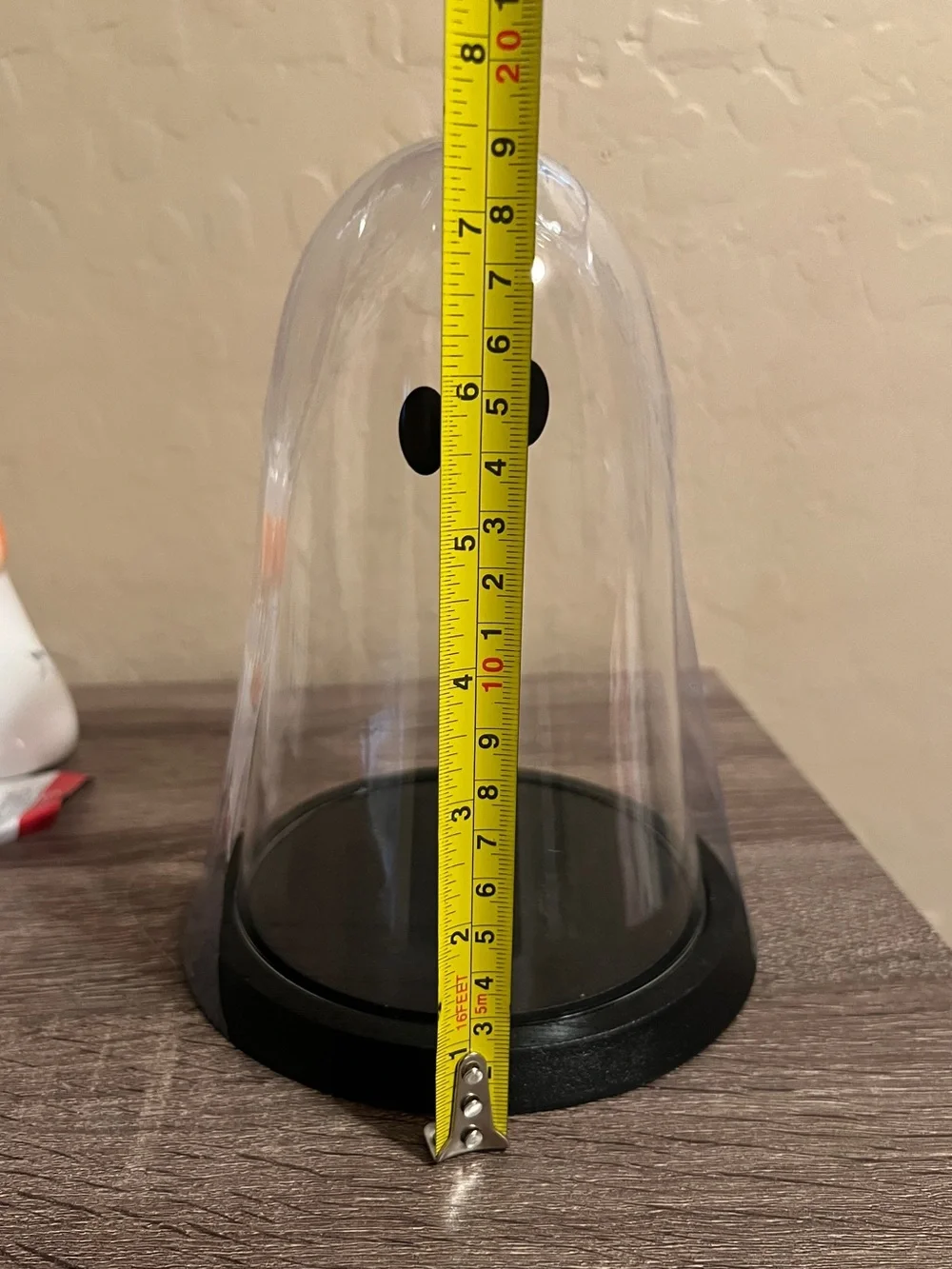 Target Bullseye Ghost Cloche Halloween Black Boo Scary Haunt NWT
