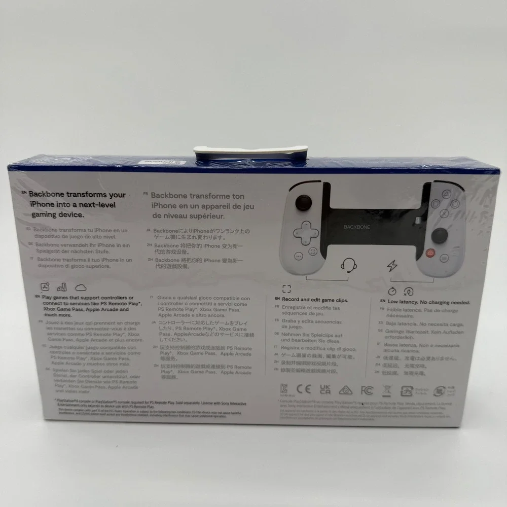 Backbone One PlayStation Edition Mobile Gaming Controller iPhone Lightning White