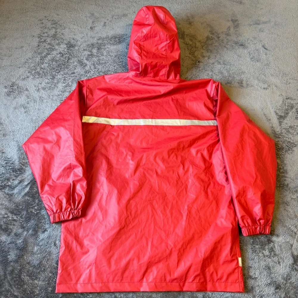 Charles River Apparel 8099 Red New Englander Rain Jacket Youth XL 18/20 Hooded