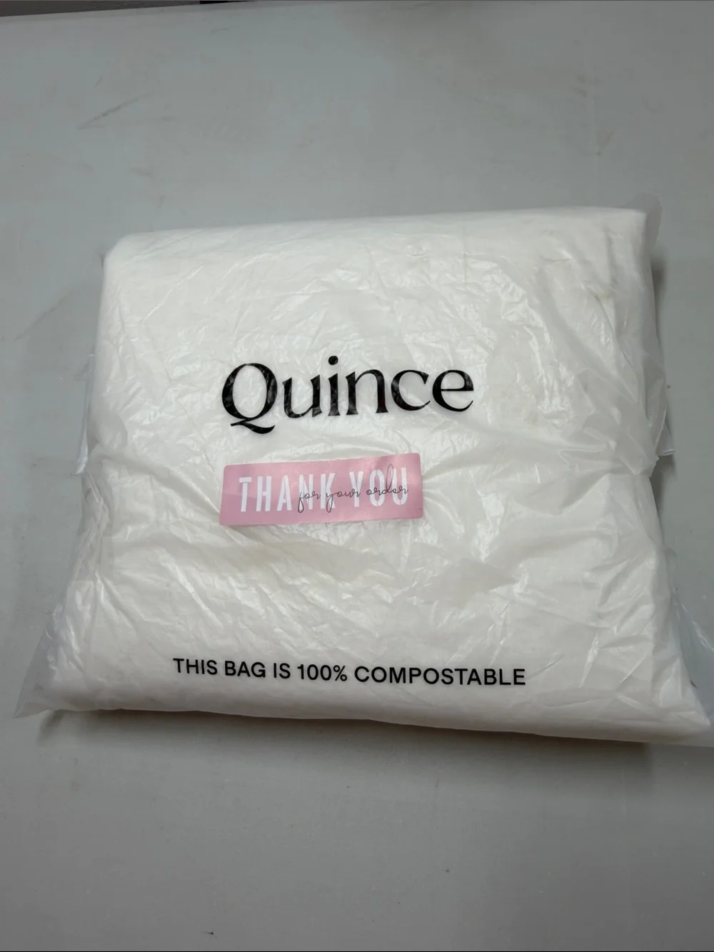 Quince includes shower