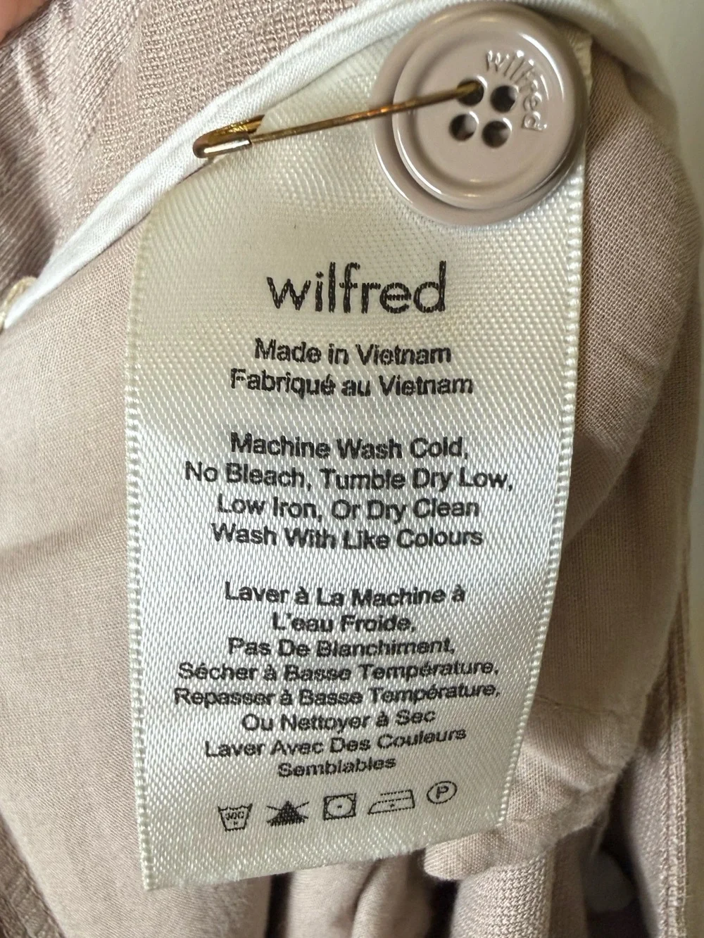Aritzia wilfred beige