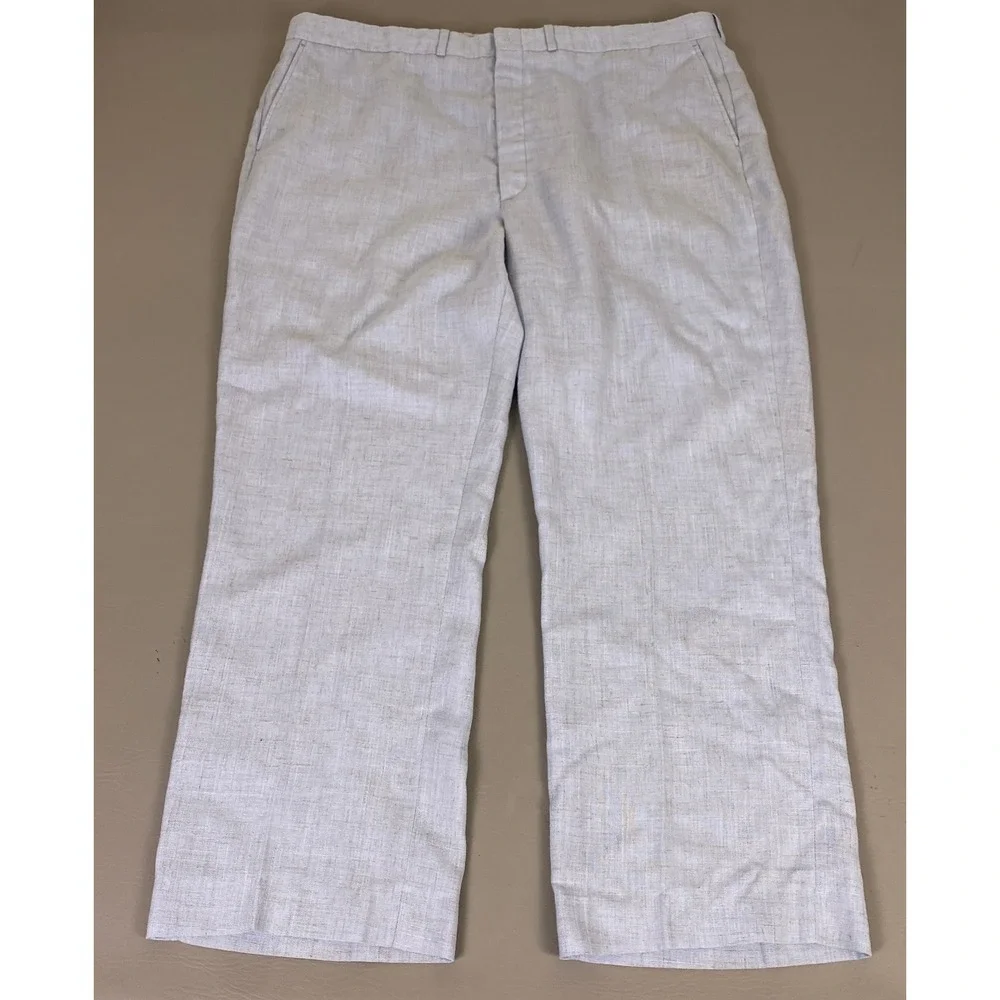 Vintage Farah Clothing Dress Pants‎ Men's Size 42x29 Straight Leg Light Blue