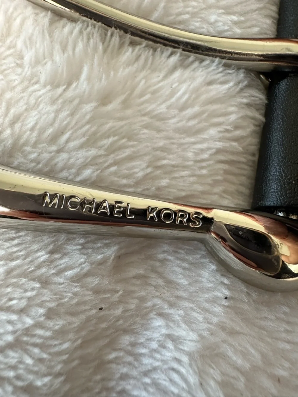 Michael Kors woven leather