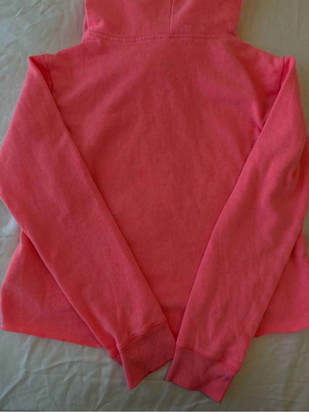 Justice Pink Hoodie with Silver 'Paris' Graphic Size:12
