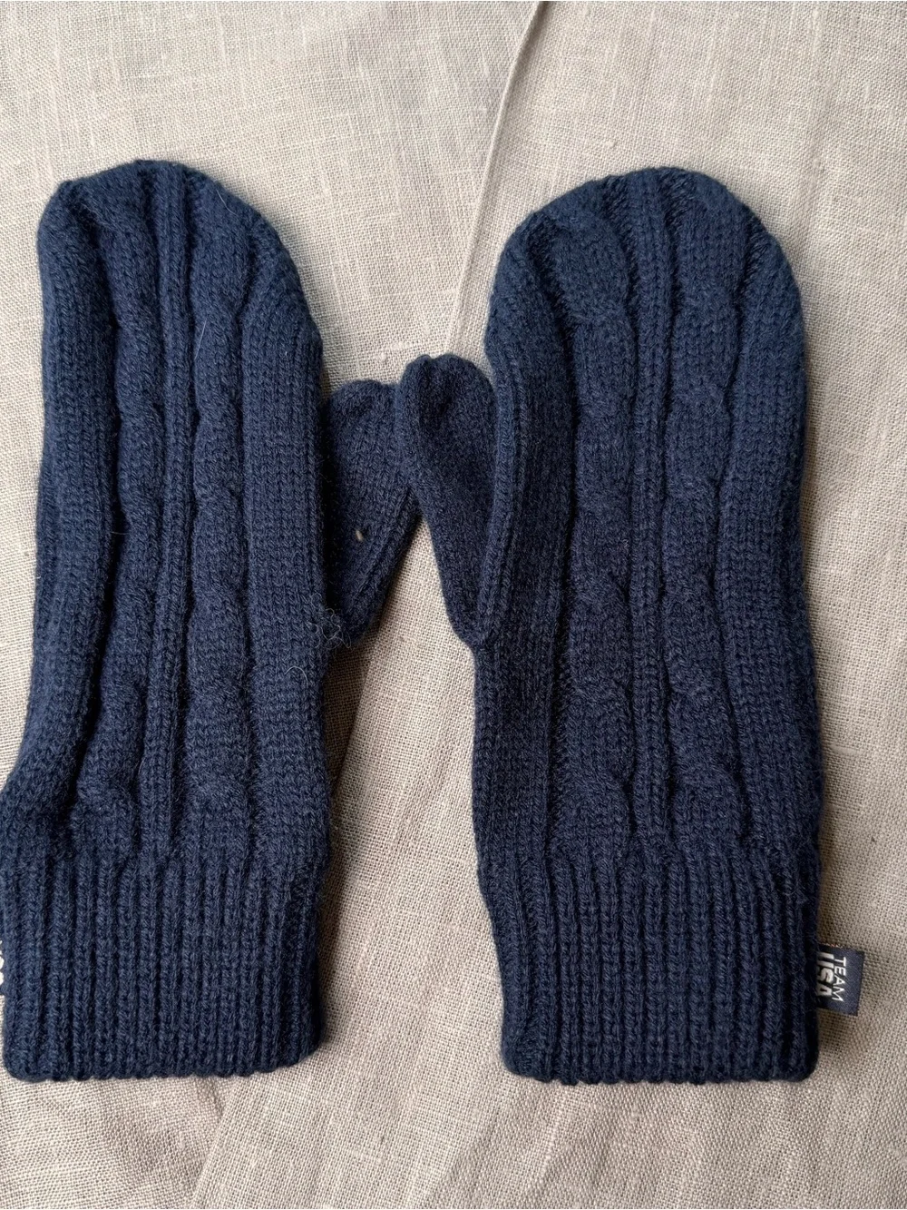 Team USA Winter Olympics Mittens GO USA Dark Navy Blue Gloves