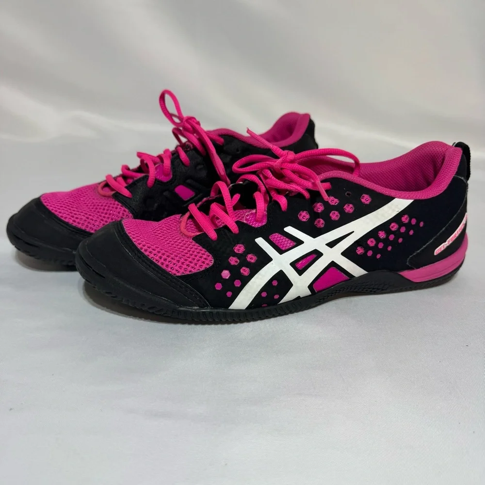 Asics Womens‎ Gel-Fortius TR Running Shoes Black Pink Athletic Trainers Size 8.5