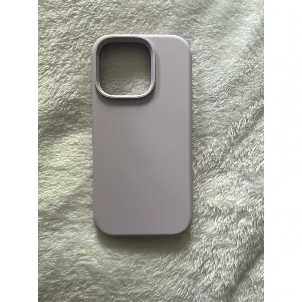 OTOFLY iPhone 16 Pro Silicone Shockproof Slim Thin Phone Case in Pastel Purple