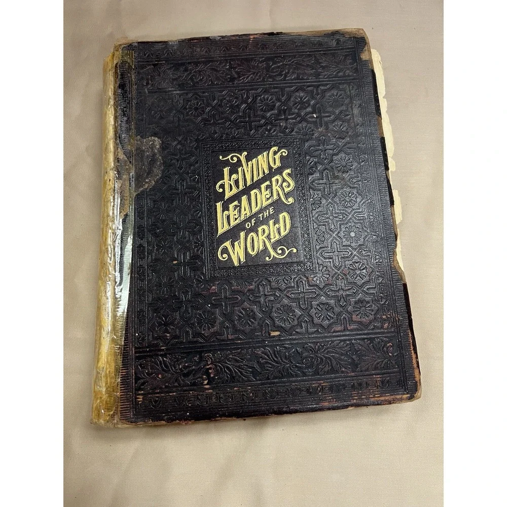 LIVING LEADERS OF THE WORLD: COMPROMISING. 1889, BY WALTER J.‎ BROOKS (858)