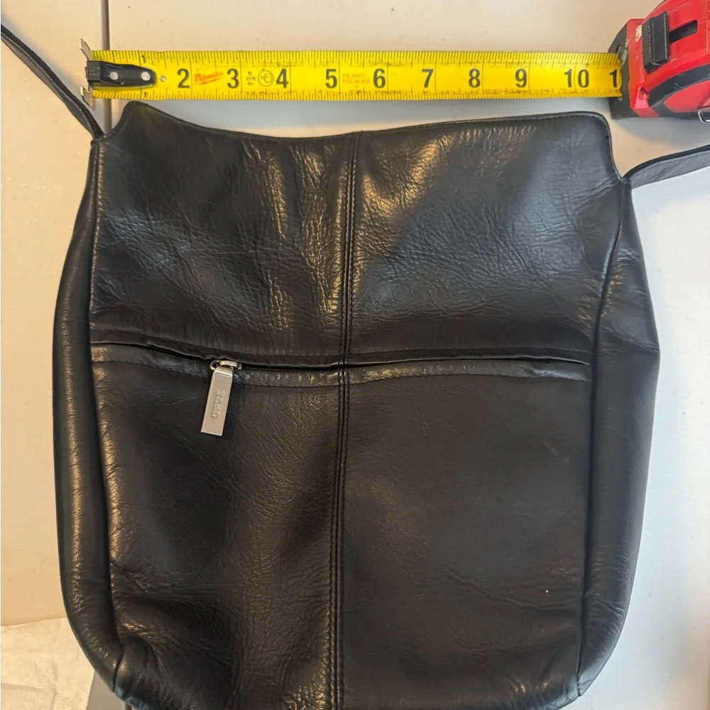 HOBO international vintage Black Leather Bag purse‎