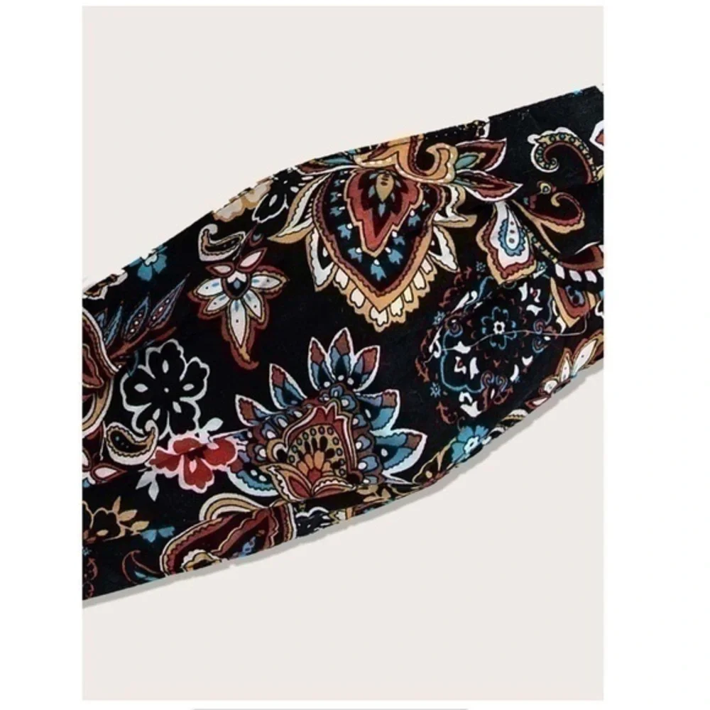 💋 Flower Pattern Face Covering mask - adjustable
