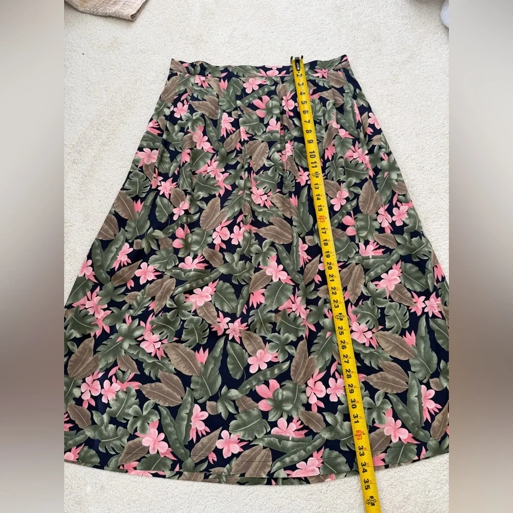 Sag Harbor Matching Two-piece Set Floral 100% Rayon XL