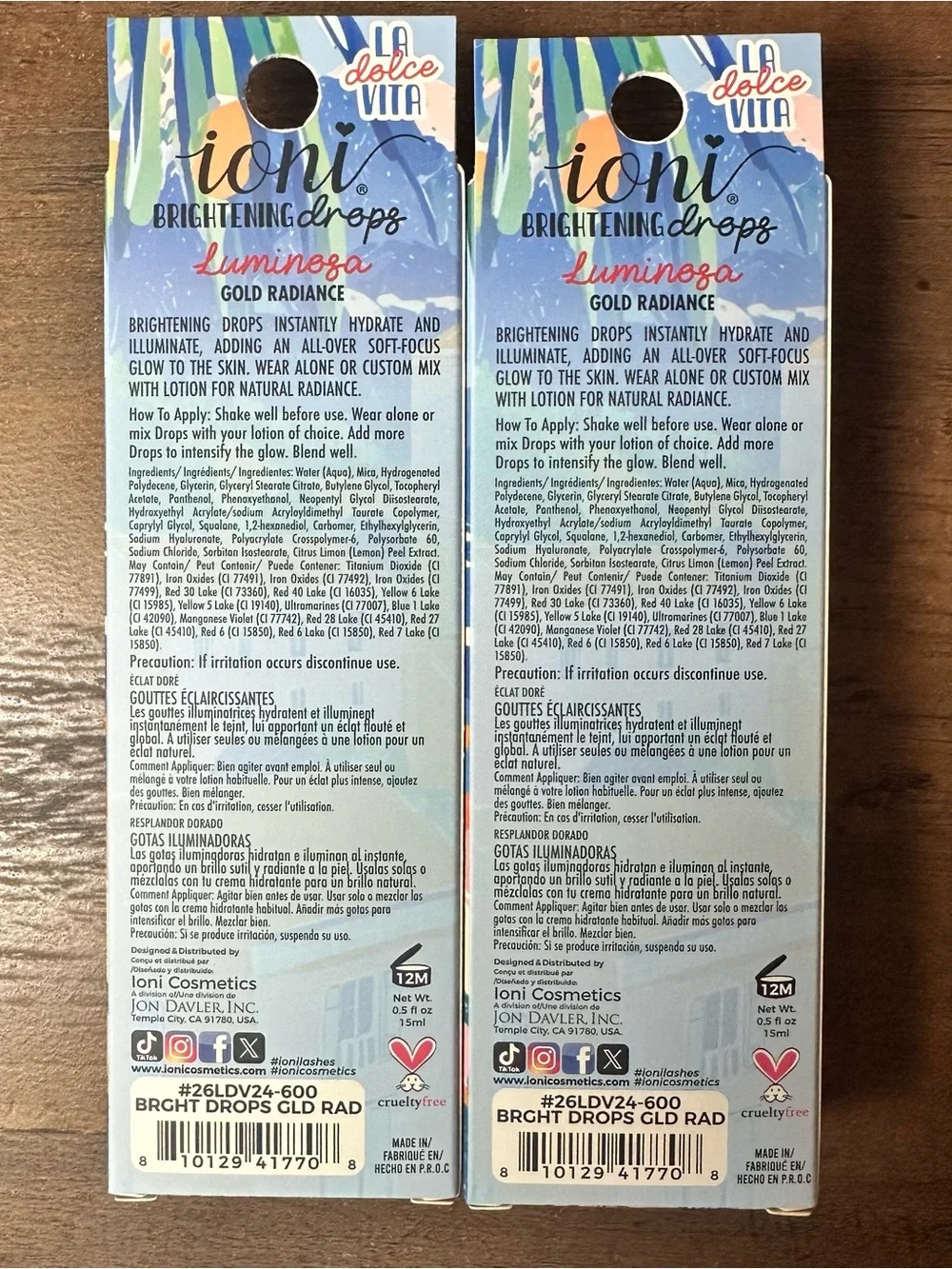 IONI 2pc la