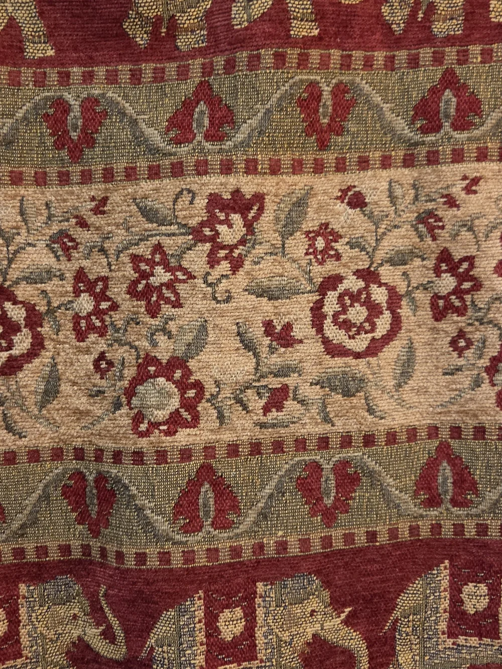 The Unbranded Brand burgundy jacquard