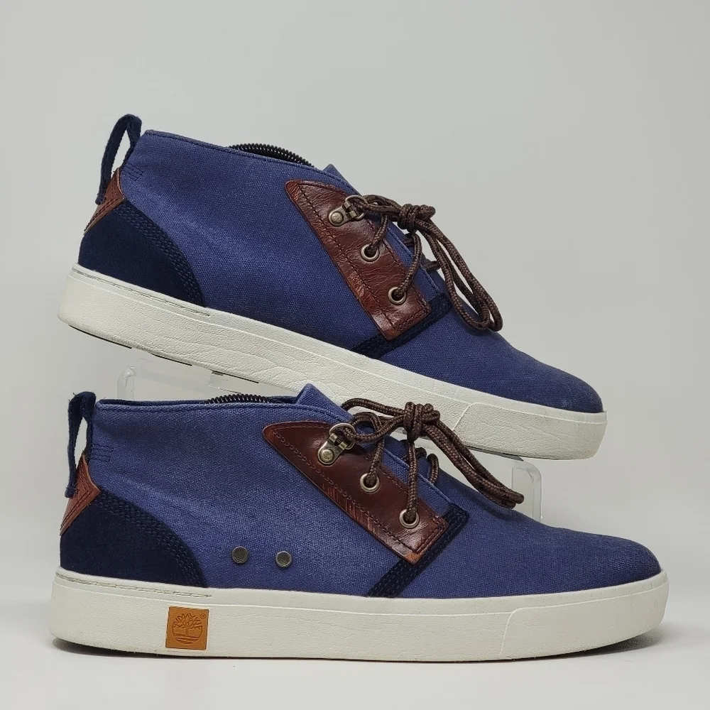 Timberland Mens Amherst Chukka A1709‎ Lace Up Casual Sneakers Shoes Size 10.5