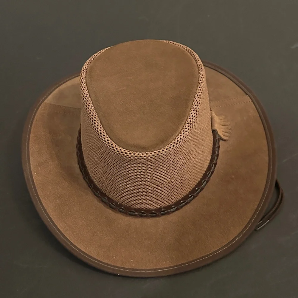 Head'N Home Monterey Breezer SolAir Suede and Mesh‎ Shade Hat