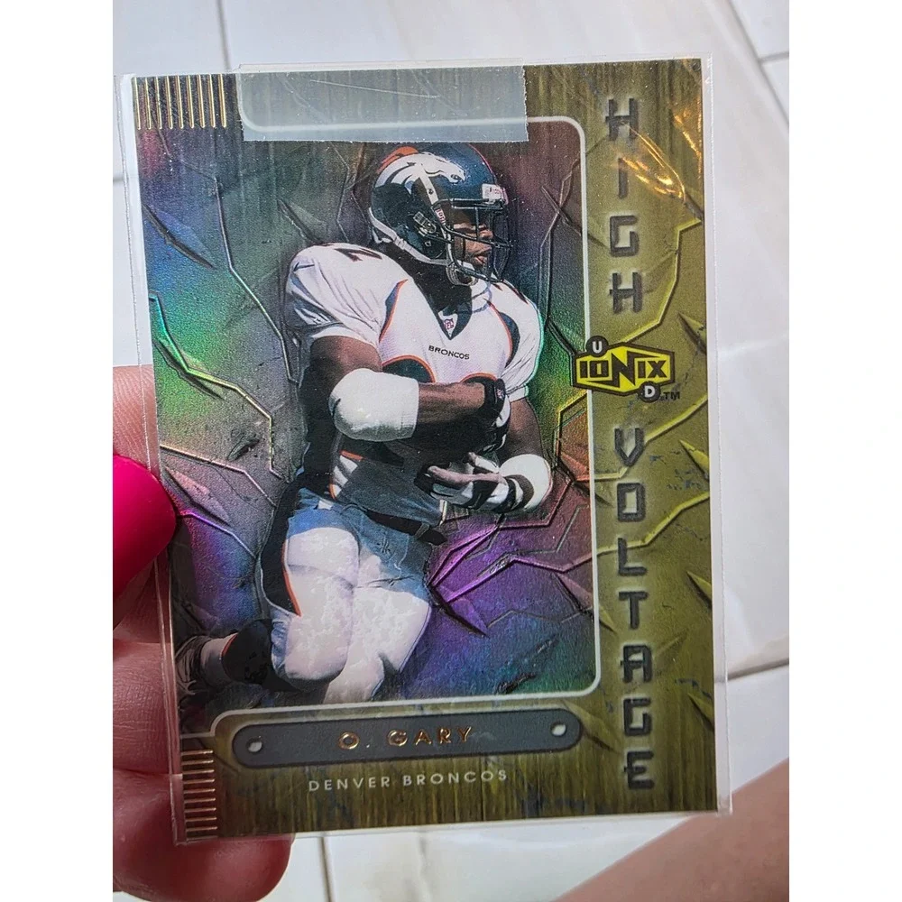 Olandis Gary 1999 Upper Deck Ionix High Voltage Denver Broncos Card HV8‎ F1
