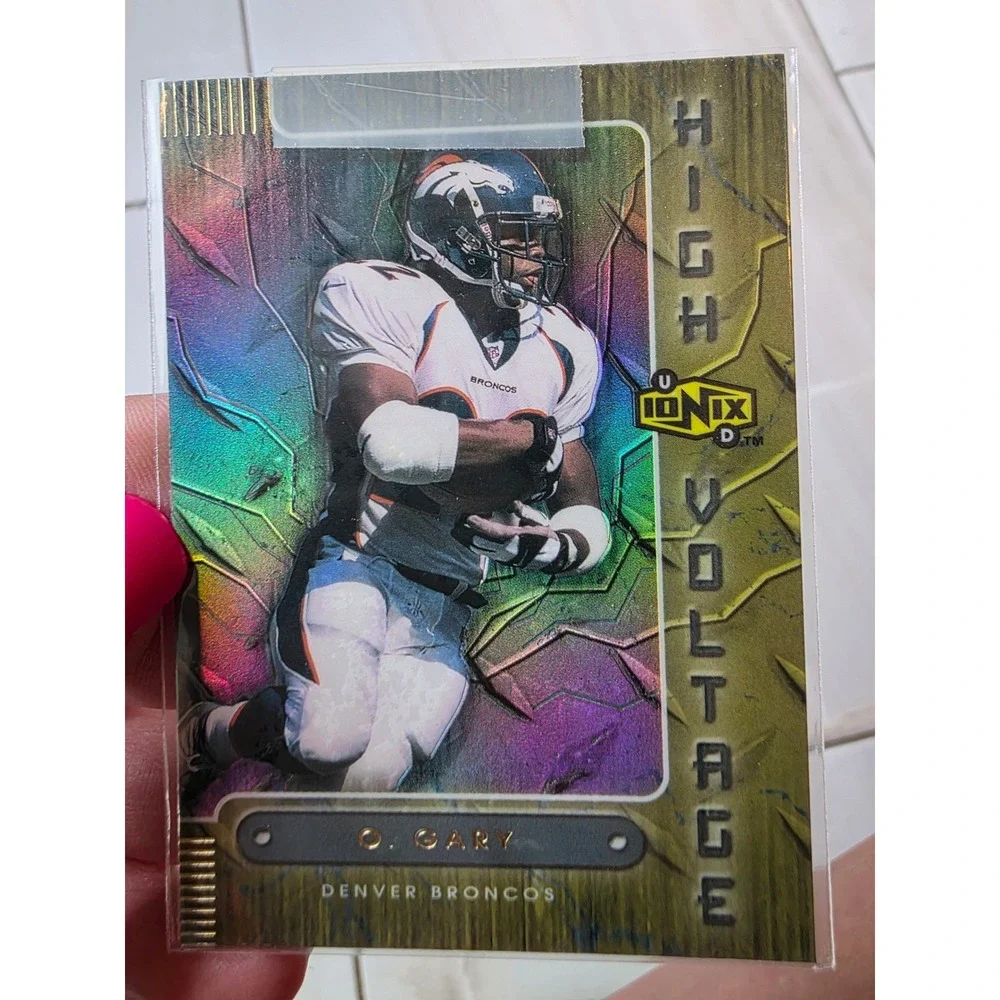 Olandis Gary 1999 Upper Deck Ionix High Voltage Denver Broncos Card HV8‎ F1