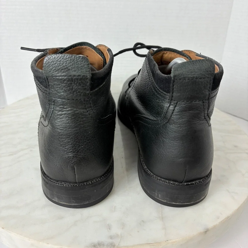 Cole Haan Men's Ankle Chukka Boots Black Leather Lace Up‎ Dress Shoes Size 11.5M