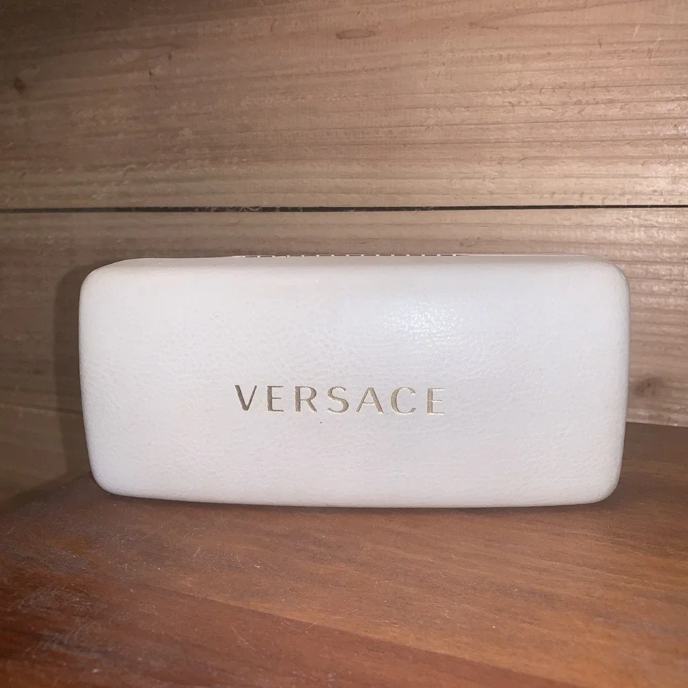 Versace Sunglasses/Eyeglass‎ Hard Clam Shell Case Only White