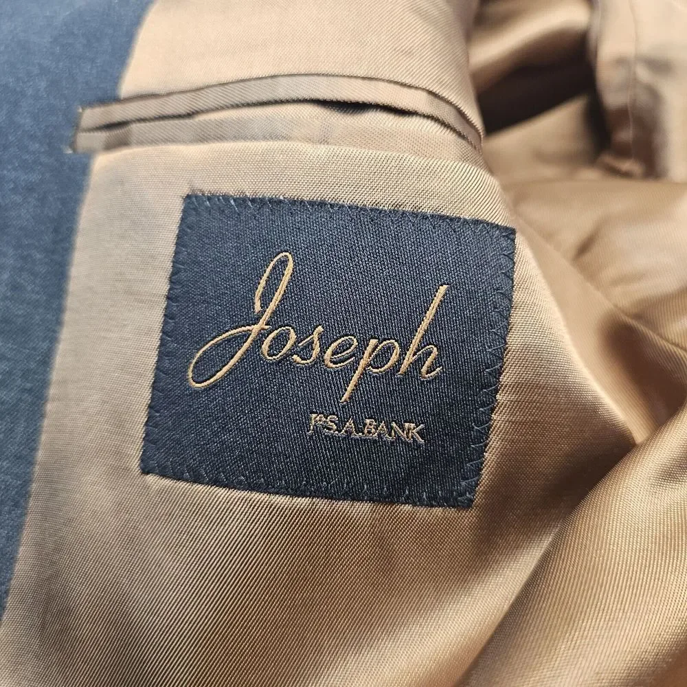 Joseph Jos. A.‎ Bank Joseph Blazer Sports Coat Dark Gray 40L Solid Slim Fit