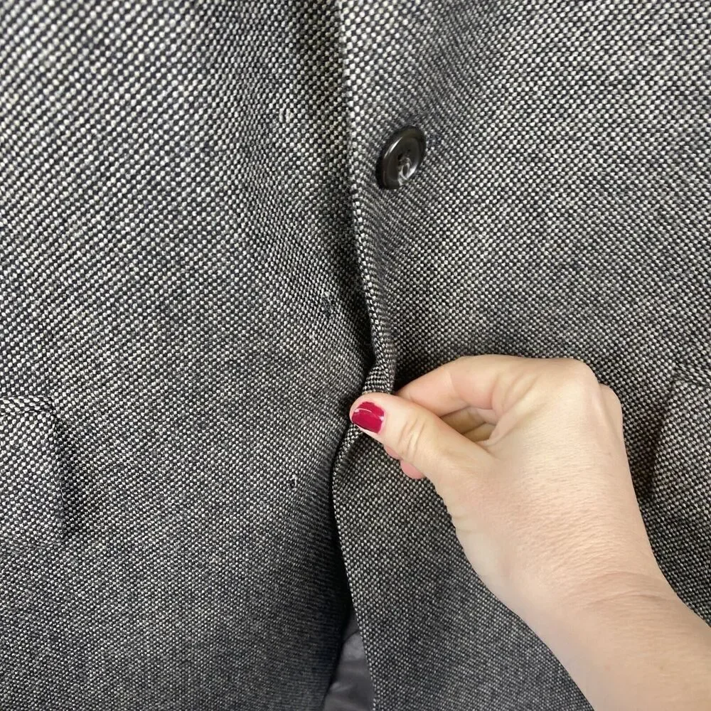Chaps Ralph Lauren Mens 100% Lambswool Tweed Jacket Blazer 44R