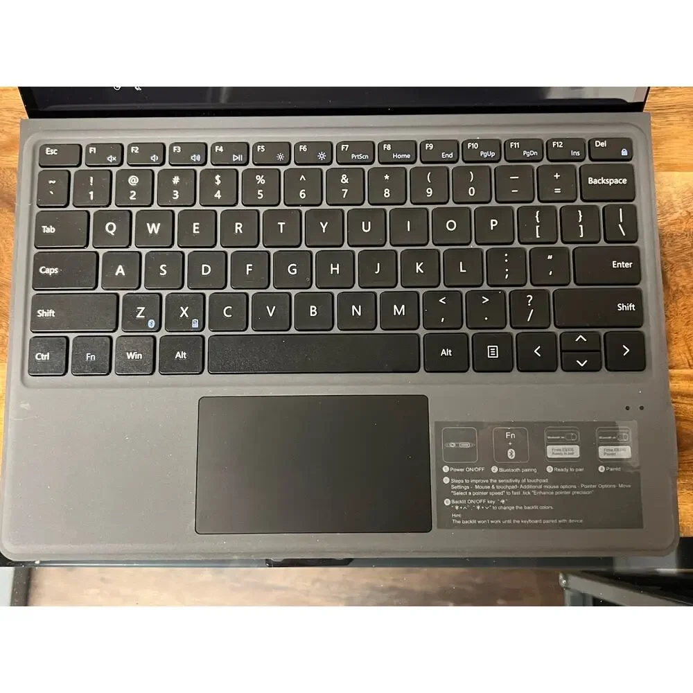 Microsoft Surface Pro X (Model 1876) 128 G w/ Keyboard And Kickstand - WORKING