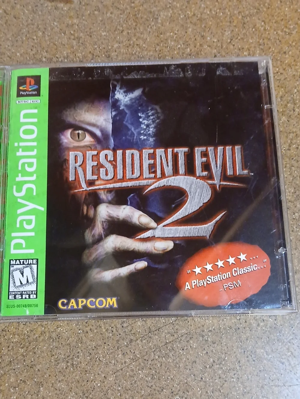 Sony PlayStation Resident Evil 2 - Black & Green Cover