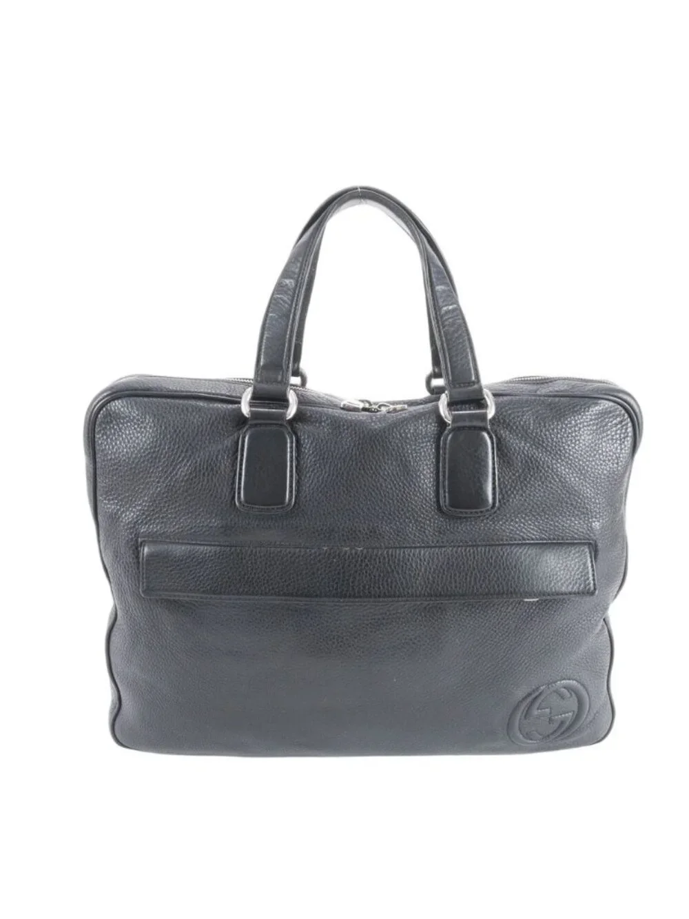 Gucci Interlocking Leather Business Document Briefcase Tote