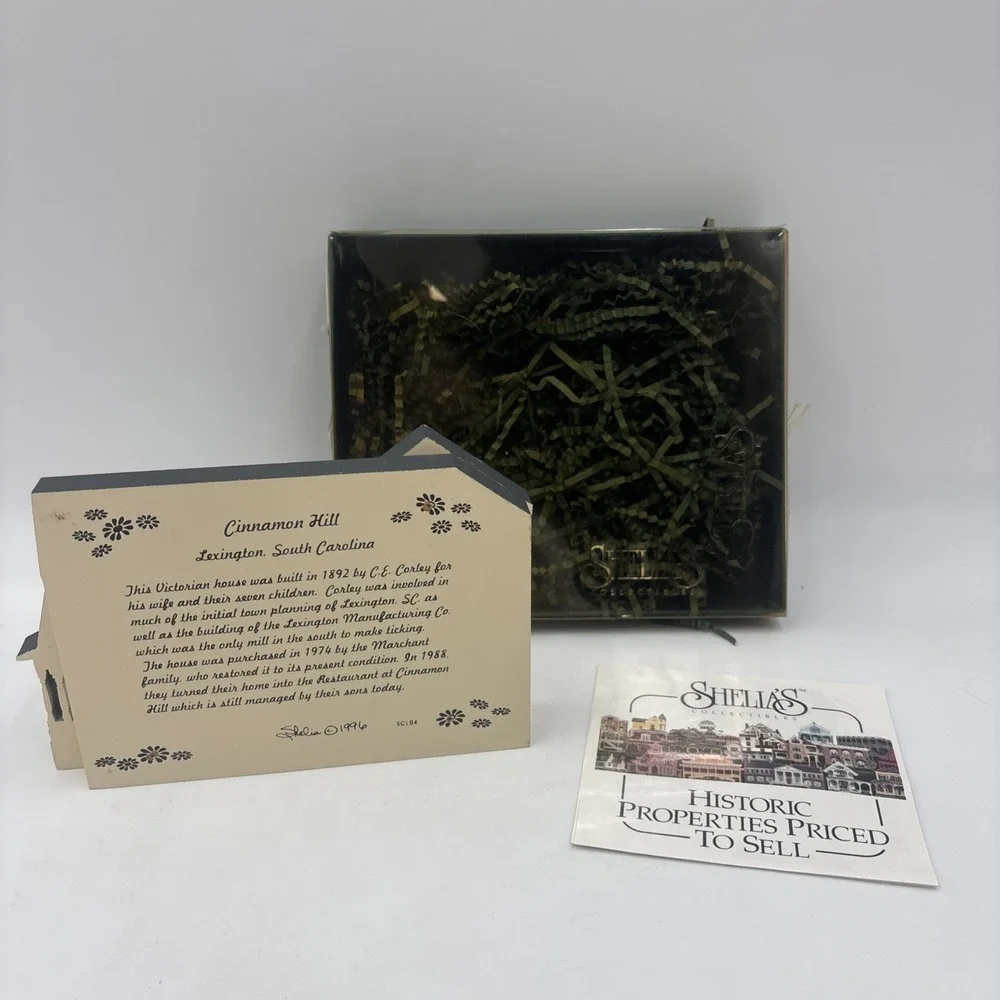 Shelia's Collectibles Cinnamon Hill Lexington, South Carolina 1996 Shelf Sitter