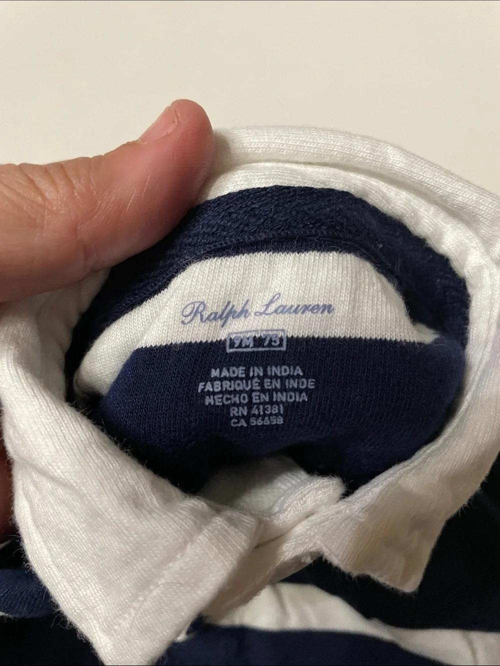 Ralph Lauren boys one piece 9 months