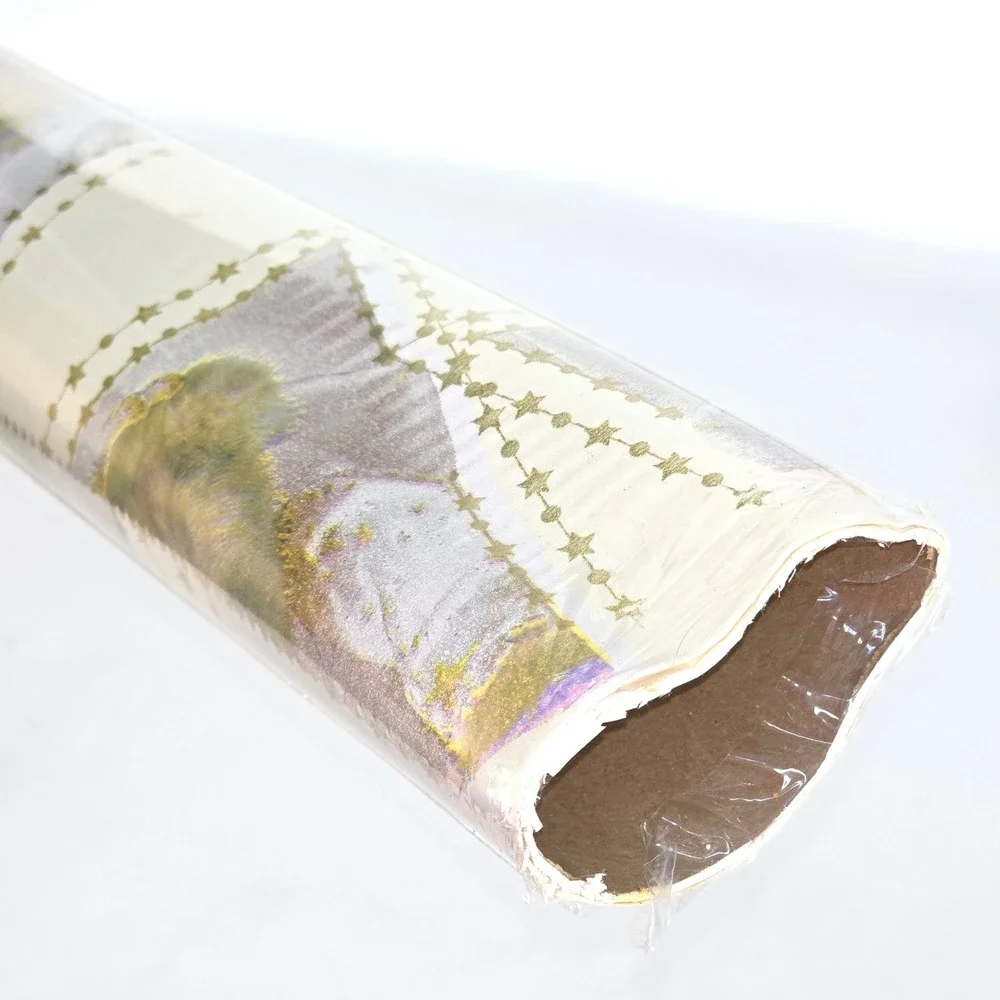 Boyds Bears Christmas Gift Wrap 25 Sq Ft‎ Vintage 2005 Teddy Bear Angel Wrap NOS